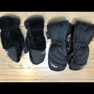 Kids ski mittens